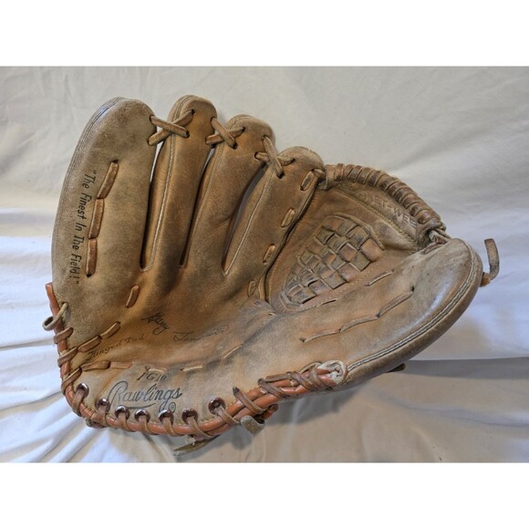 VINTAGE RAWLINGS PG16 Garry Templeton Deep well Pocket Softball Size Large LEFTY - Picture 1 of 16